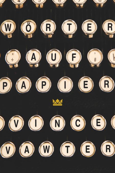 Wörter auf Papier - Das Cover