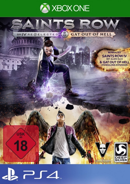 Saints Row IV Re-Elected + Gat Out of Hell - Der Packshot