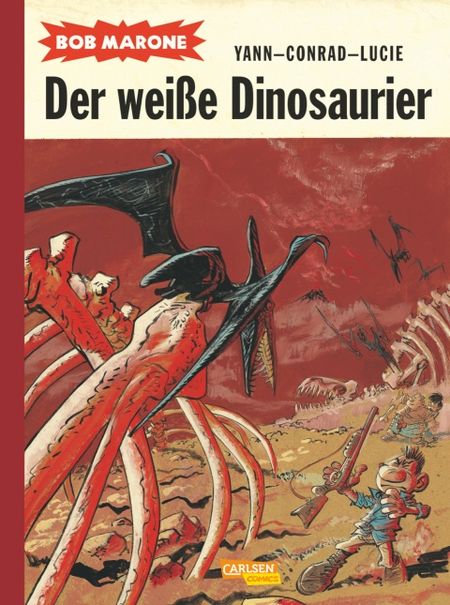 Bob Marone 1: Der weiße Dinosaurier - Das Cover