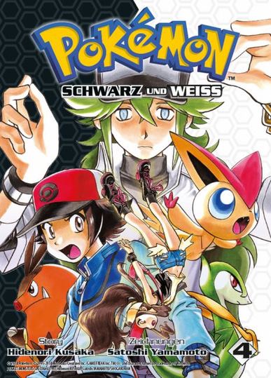 Pokémon SCHWARZ und WEISS 4 - Das Cover