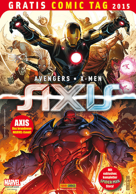 Avengers / X-Men: Axis - Gratis Comic Tag 2015 - Das Cover