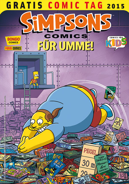 Simpsons Comics für Umme - Gratis Comic Tag 2015 - Das Cover