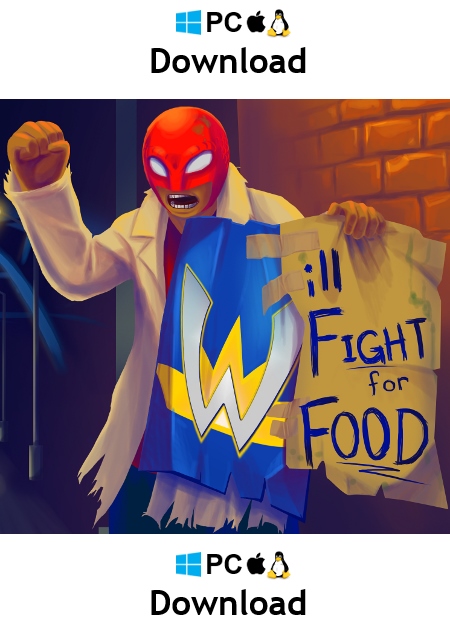 Will Fight for Food Super Actual Sellout Game of the Hour - Der Packshot