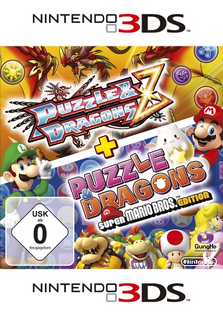 Puzzle & Dragons Z + Puzzle & Dragons: Super Mario Bros. Edition - Der Packshot
