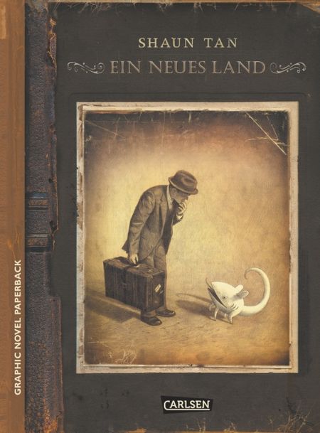 Graphic Novel Paperback: Ein neues Land - Das Cover