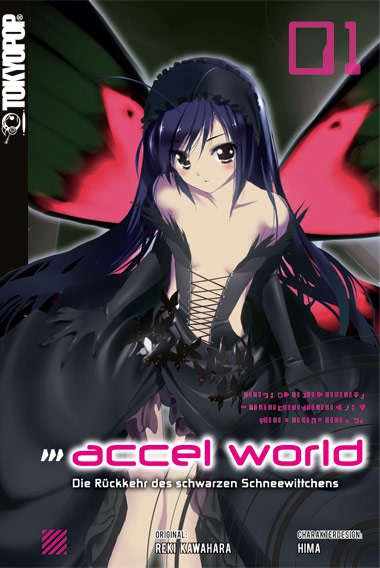 Accel World - Novel 01: Die Rückkehr des schwarzen Schneewittchens - Das Cover