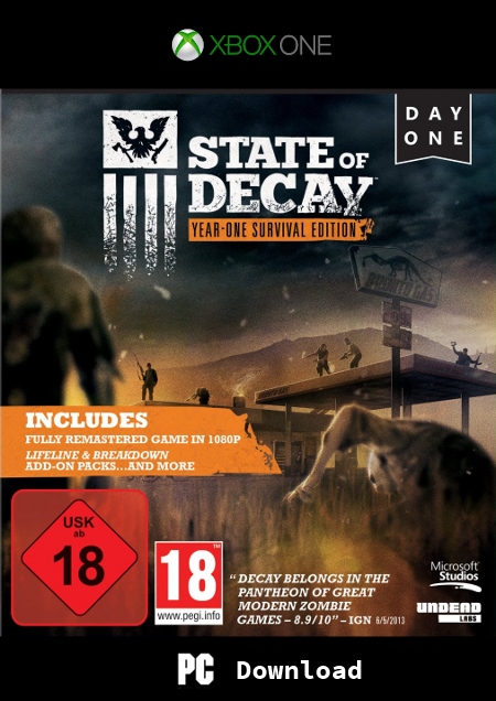 State of Decay: Year One Survival Edition (PC) - Der Packshot