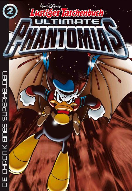 Lustiges Taschenbuch Ultimate Phantomias 02: Die Chronik eines Superhelden - Das Cover