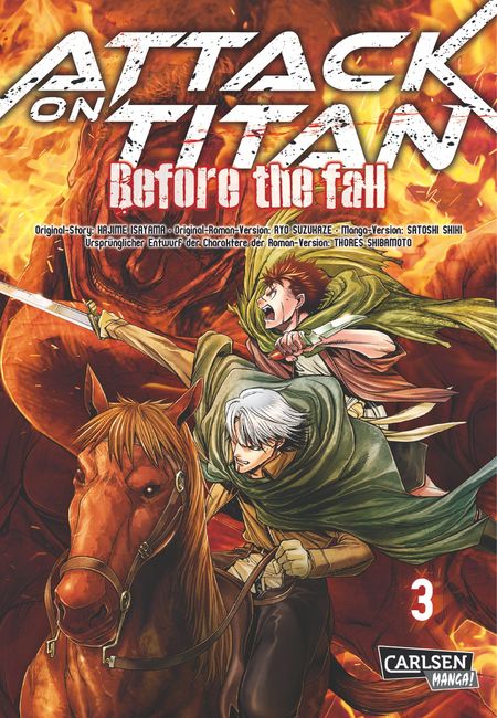 Attack on Titan - Before the Fall 3 - Das Cover