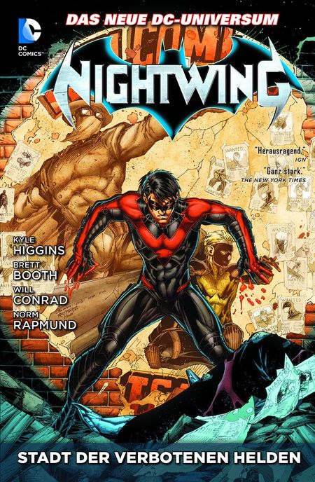  Nightwing 4: Stadt der verbotenen Helden - Das Cover