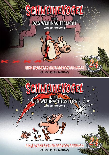 Schweinevogel Adventskalendervorlesebücher - Das Cover