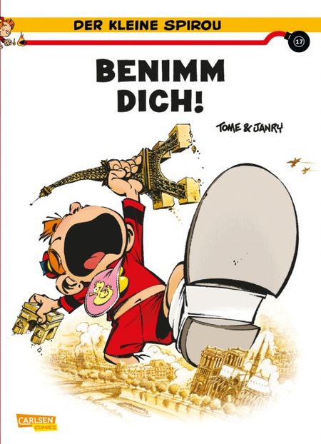 Der kleine Spirou 17: Benimm Dich! - Das Cover