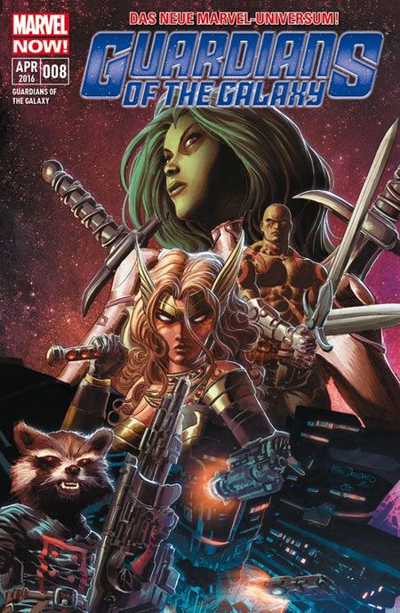 Marvel NOW! Guardians of the Galaxy 8: Die Wächter von KNOWHERE - Das Cover