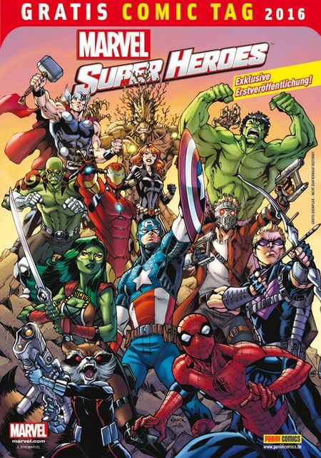 Marvel Super Heroes - Gratis Comic Tag 2016 - Das Cover