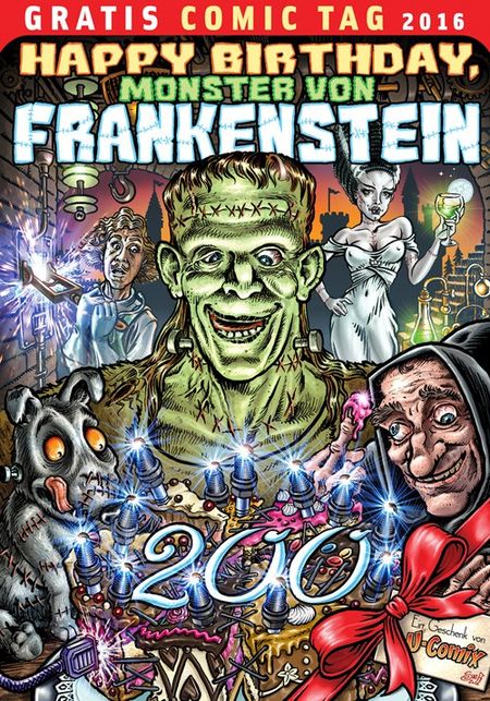 Happy Birthday, Monster von Frankenstein - Das Cover