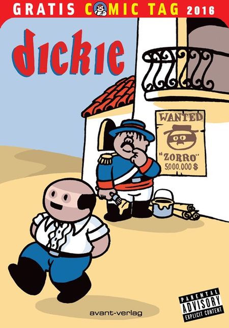 Dickie – Gratis Comic Tag 2016 - Das Cover
