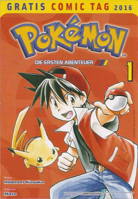 Pokémon: Die ersten Abenteuer 1 - Gratis Comic Tag 2016 - Das Cover