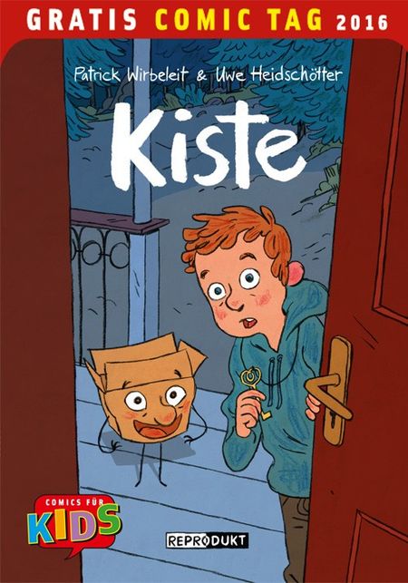 Kiste – Gratis Comic Tag 2016 - Das Cover