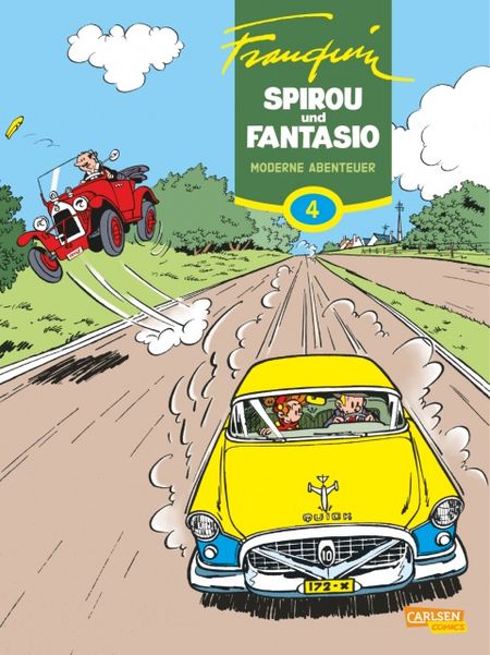 Spirou und Fantasio 4: Moderne Abenteuer - Das Cover