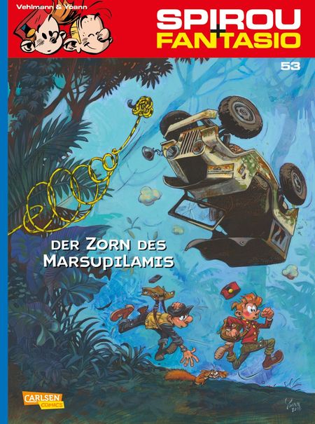 Spirou und Fantasio 53 – Der Zorn des Marsupilamis - Das Cover