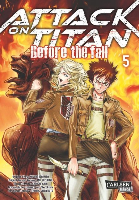 Attack on Titan - Before the Fall 5 - Das Cover