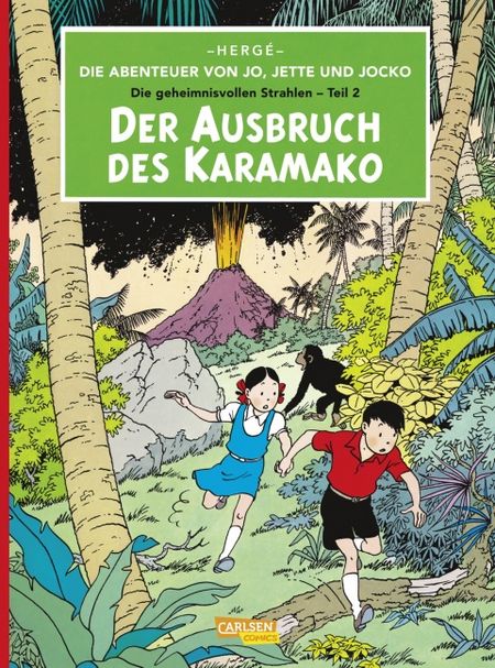 Die Abenteuer von Jo, Jette und Jocko Band 2: Der Ausbruch des Karamako  - Das Cover