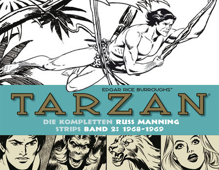 Tarzan - Die kompletten Russ Manning Strips 2: 1968-1969 - Das Cover