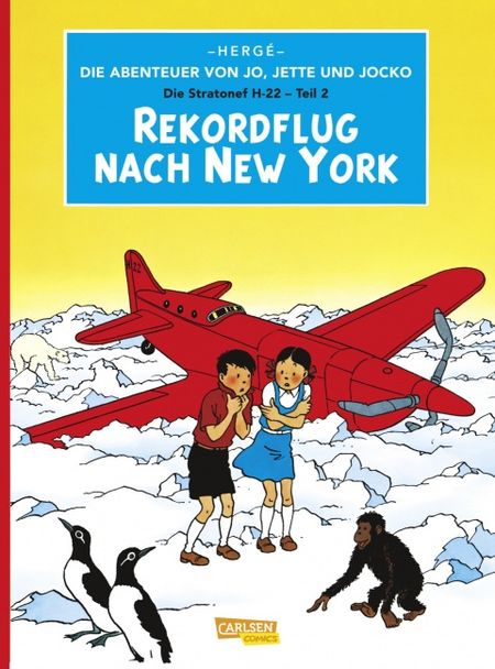 Die Abenteuer von Jo, Jette und Jocko 4: Rekordflug nach New York - Das Cover