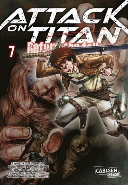 Attack on Titan - Before the Fall 7 - Das Cover