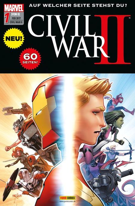 Civil War II 1 - Das Cover