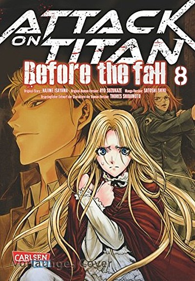 Attack on Titan - Before the Fall 8 - Das Cover
