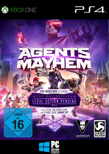 Agents of Mayhem - Der Packshot