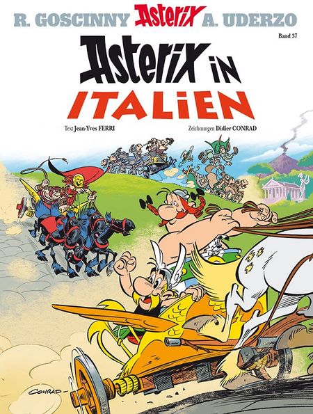 Asterix 37 – Asterix in Italien  - Das Cover