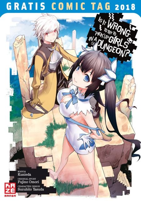 Is it wrong, to try to pick up Girls in a Dungeon ? – Gratis Comic Tag 2018 - Das Cover