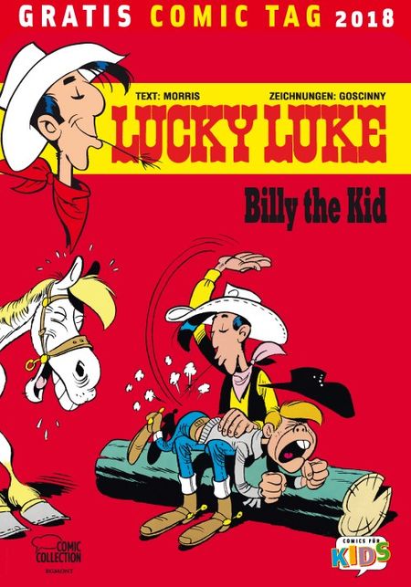 Luky Luke: Billy the Kid – Gratis Comic Tag 2018 - Das Cover