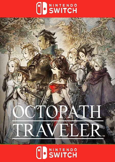 Octopath Traveler - Der Packshot