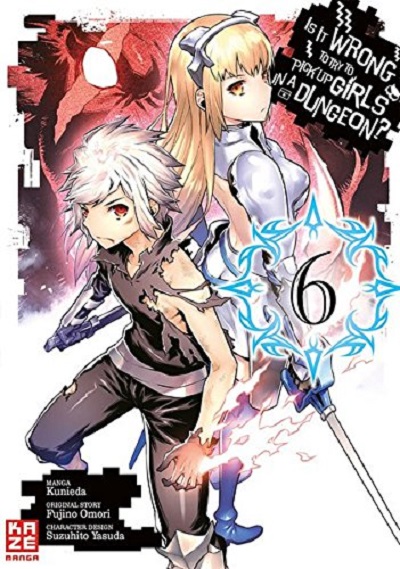 Is it wrong to try to pick up Girls in a Dungeon? 6 - Das Cover