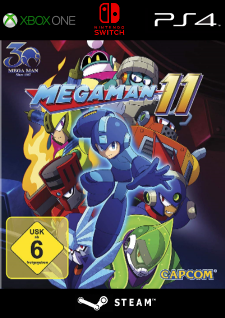 Mega Man 11 - Der Packshot