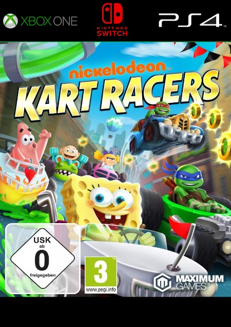 Nickelodeon Kart Racers - Der Packshot