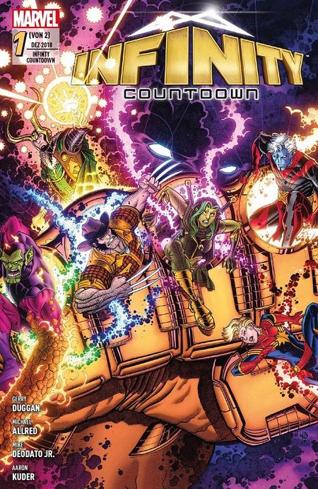 Infinity Countdown 1: Die Steine der Macht  - Das Cover