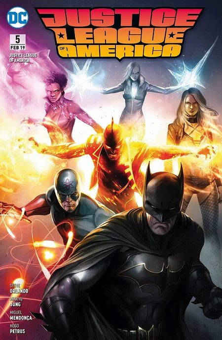 Justice League of America 5: Der Gott der Superhelden - Das Cover