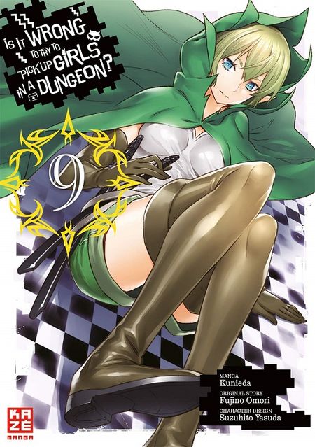 Is it wrong to try to pick up Girls in a Dungeon? 9 - Das Cover