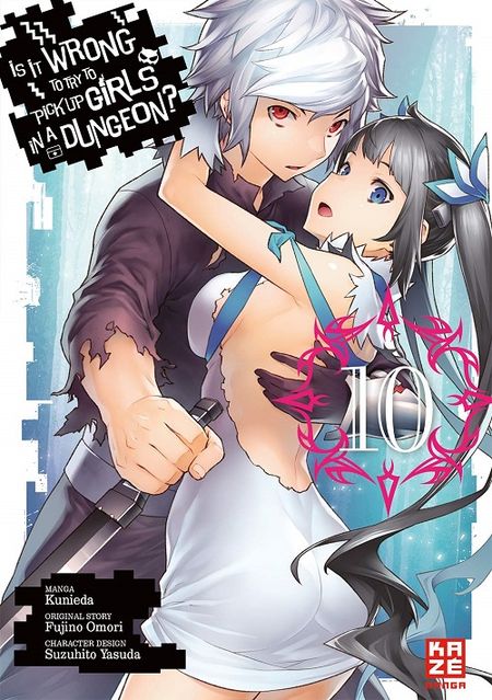 Is it wrong to try to pick up Girls in a Dungeon? 10 - Das Cover