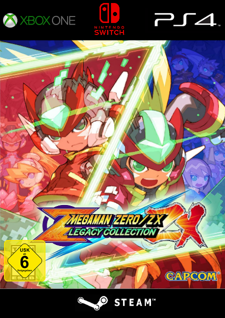 Mega Man Zero/ZX Legacy Collection - Der Packshot