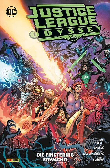 Justice League Odyssey 2: Die Finsternis erwacht!  - Das Cover