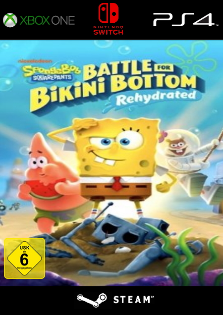 Spongebob Schwammkopf: Battle for Bikini Bottom - Rehydrated - Der Packshot