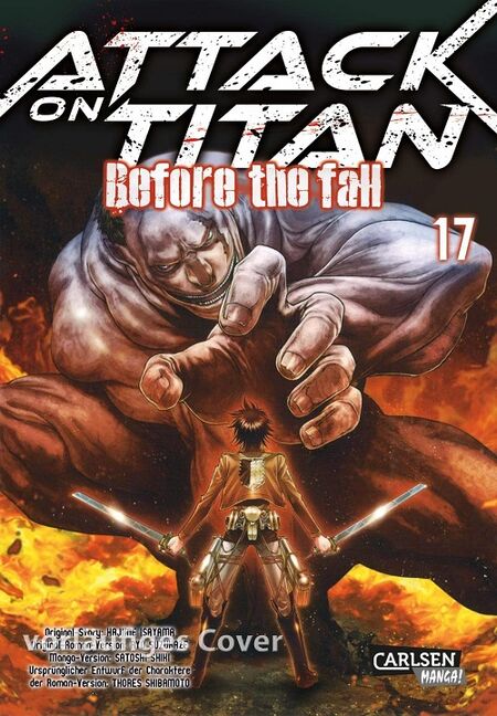 Attack on Titan – Before the Fall 17 - Das Cover