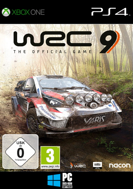 WRC 9 - The Official Game - Der Packshot