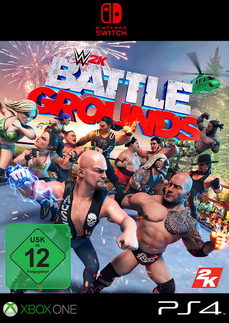 WWE 2K Battlegrounds - Der Packshot