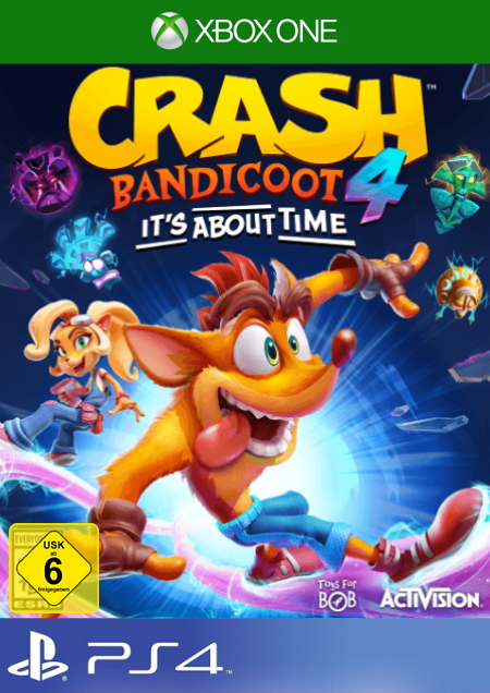 Crash Bandicoot 4: It's About Time - Der Packshot